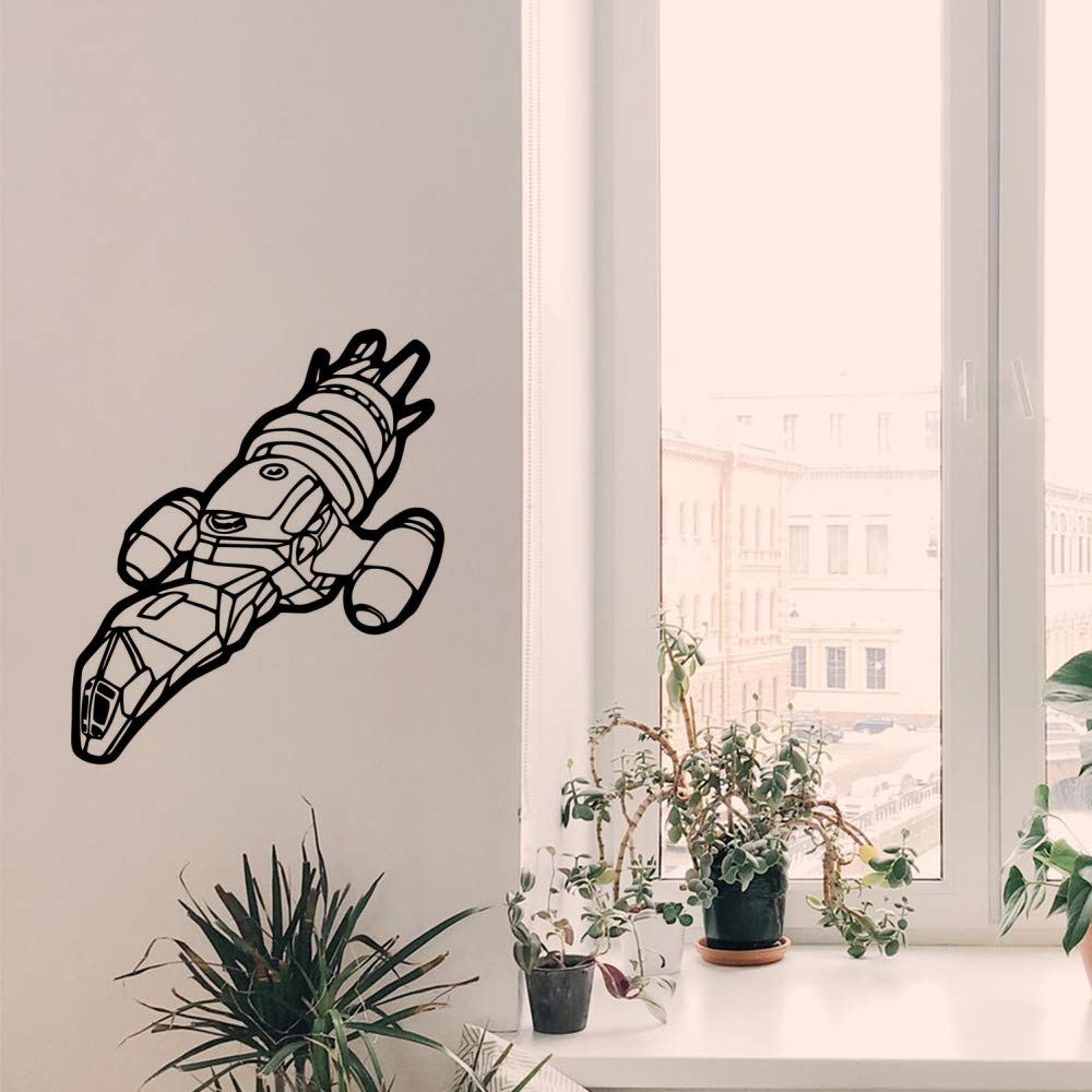 Gadgets Wrap Wall Decals 29CM Wall Stickers Black Color - (Serenity Firefly)