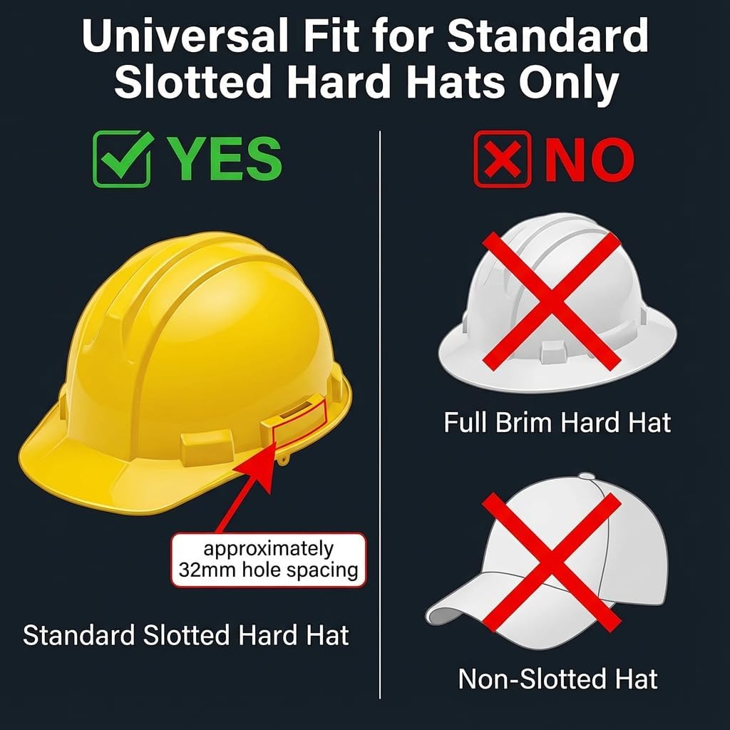 32dB Ear Muffs Hard Hats,Sound Proof Safety Ear Protection For Construction,Gun Range,Lawn Mowing - Image 7