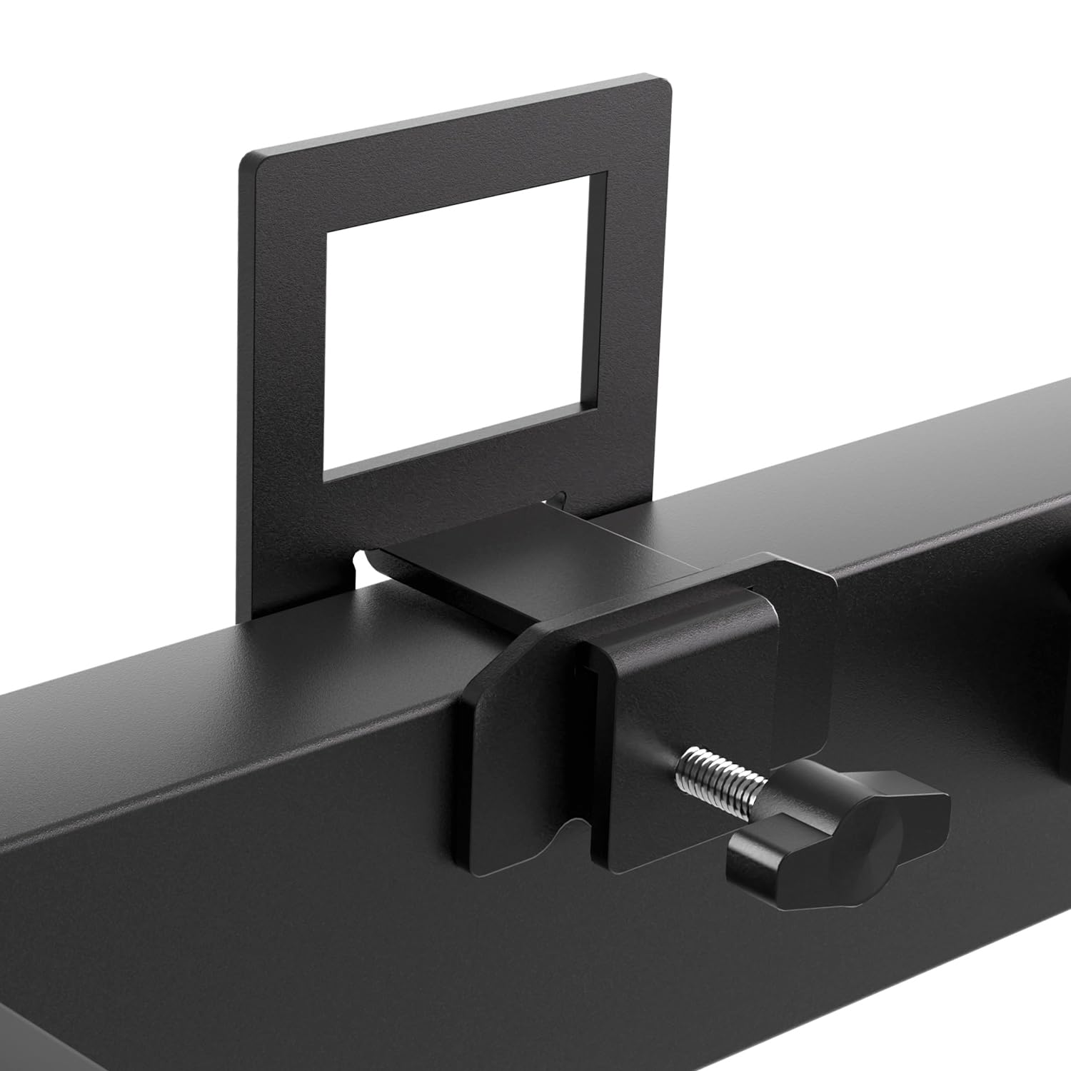 Non Slip Mattress Gaskets for Metal Bed Frame, Mattress Slide Stopper, Mattress Holder in Place Gripper, Adjustable Anti-Slip Baffle, 6 PCS, Black