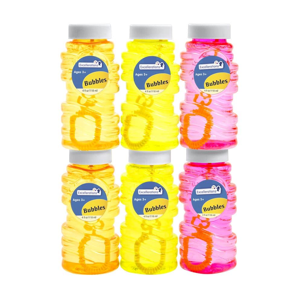 Excellerations Bubbles 4fl oz Set of 6 (Item # BUBBLE4)