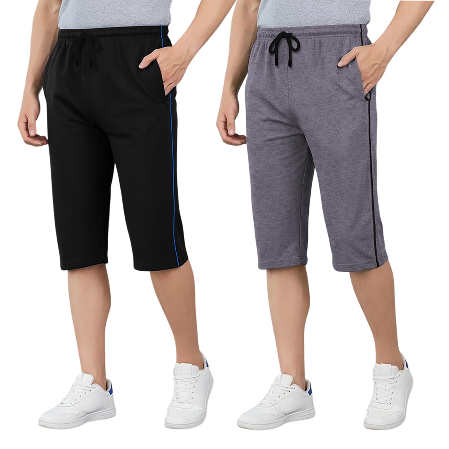 guide Men's Regular Fit Three Fourth Capri-picture-50