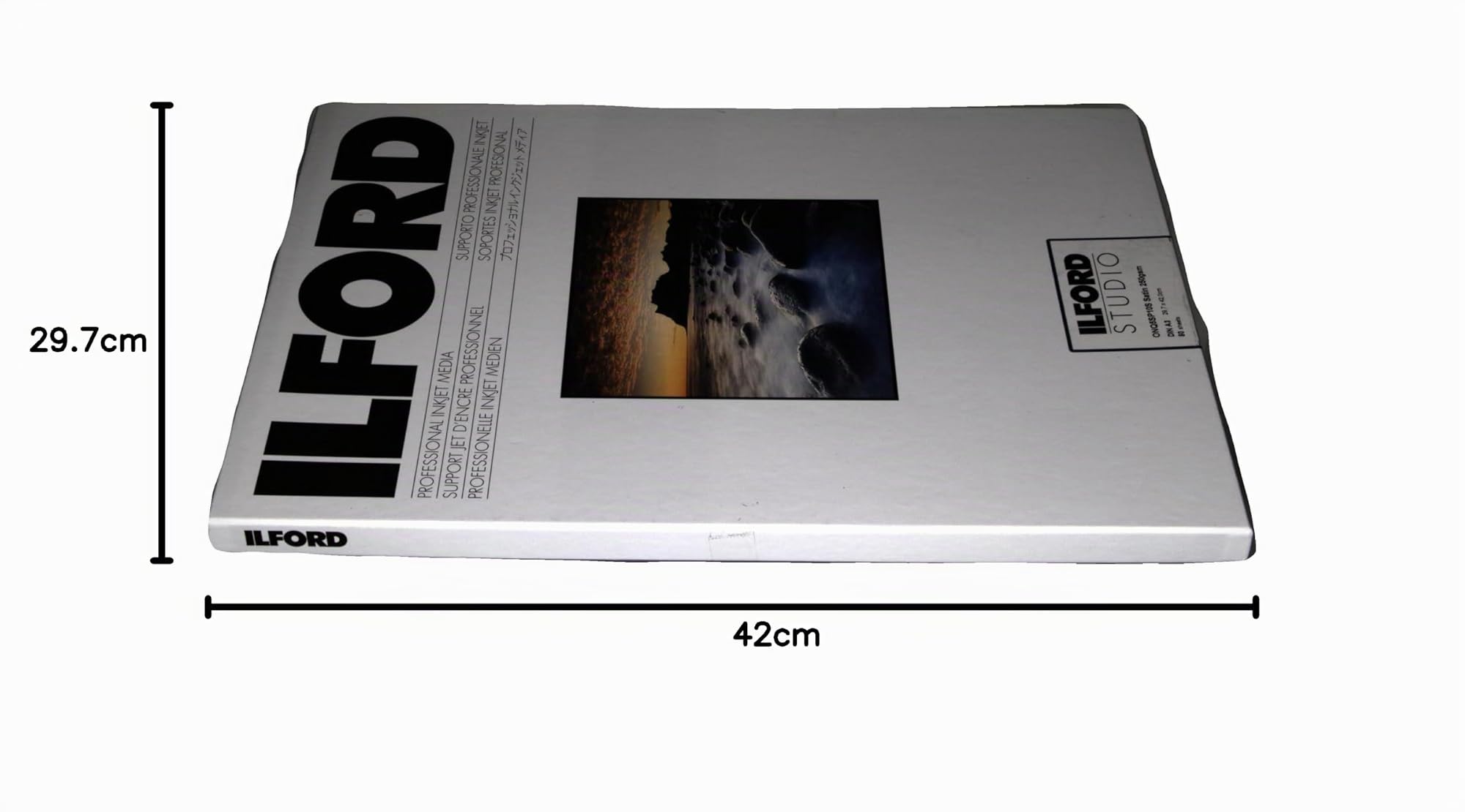 ILFORD Studio Satin 250 g/m²/10 Mil A3-297 mm x 420 mm 50 feuilles