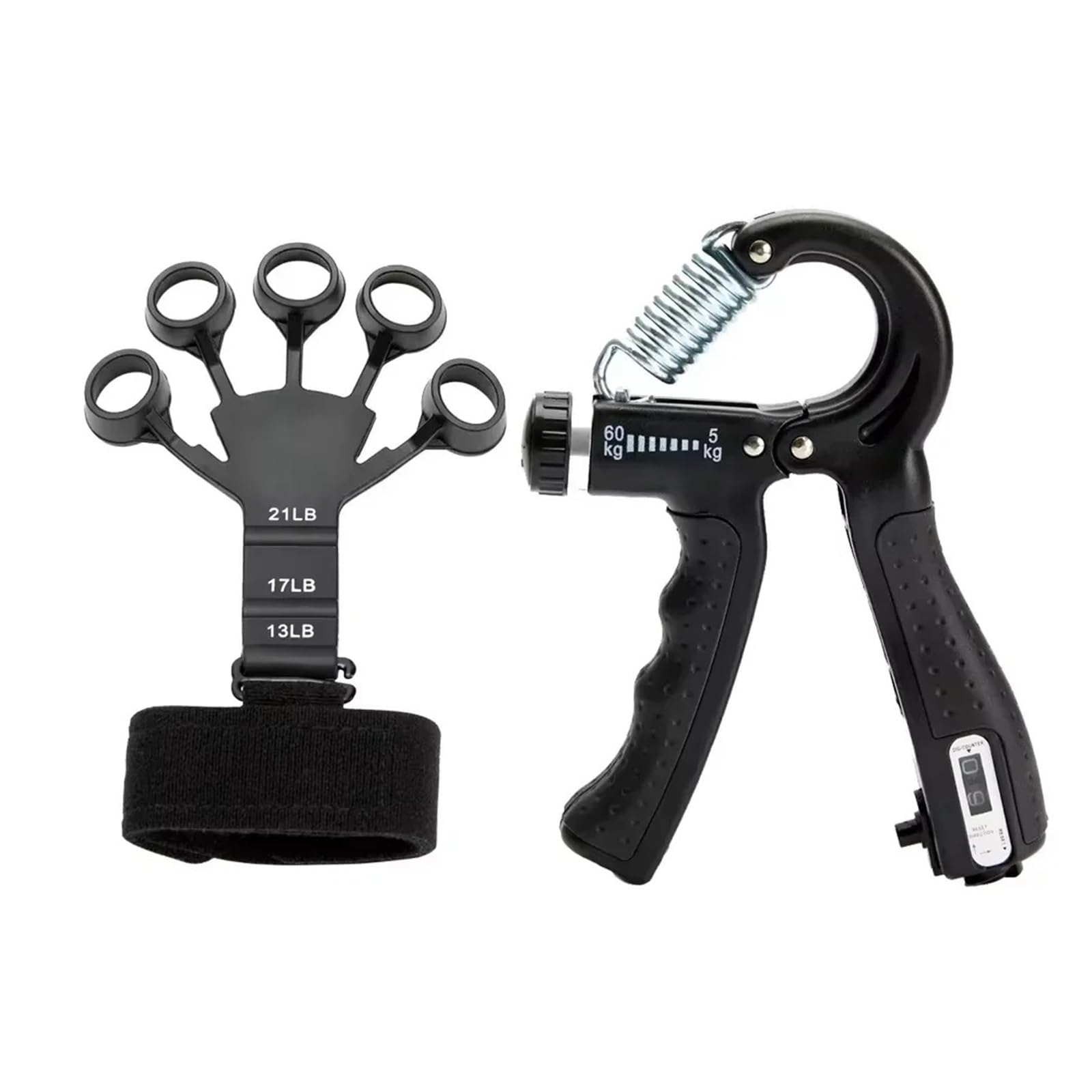 FLYIODFCXV Wrist trainer, 5-60kg Adjustable With Counter Wrist Forearm And Hand Exerciser For Muscle