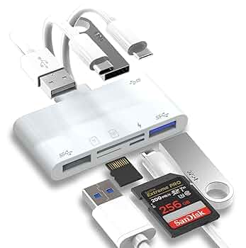 カードリーダー カメラ Otg ライン メモリカードコンバータ カードリーダー Amazon.co.jp: 【2025新モデル】メモリカードリーダー, 7in3