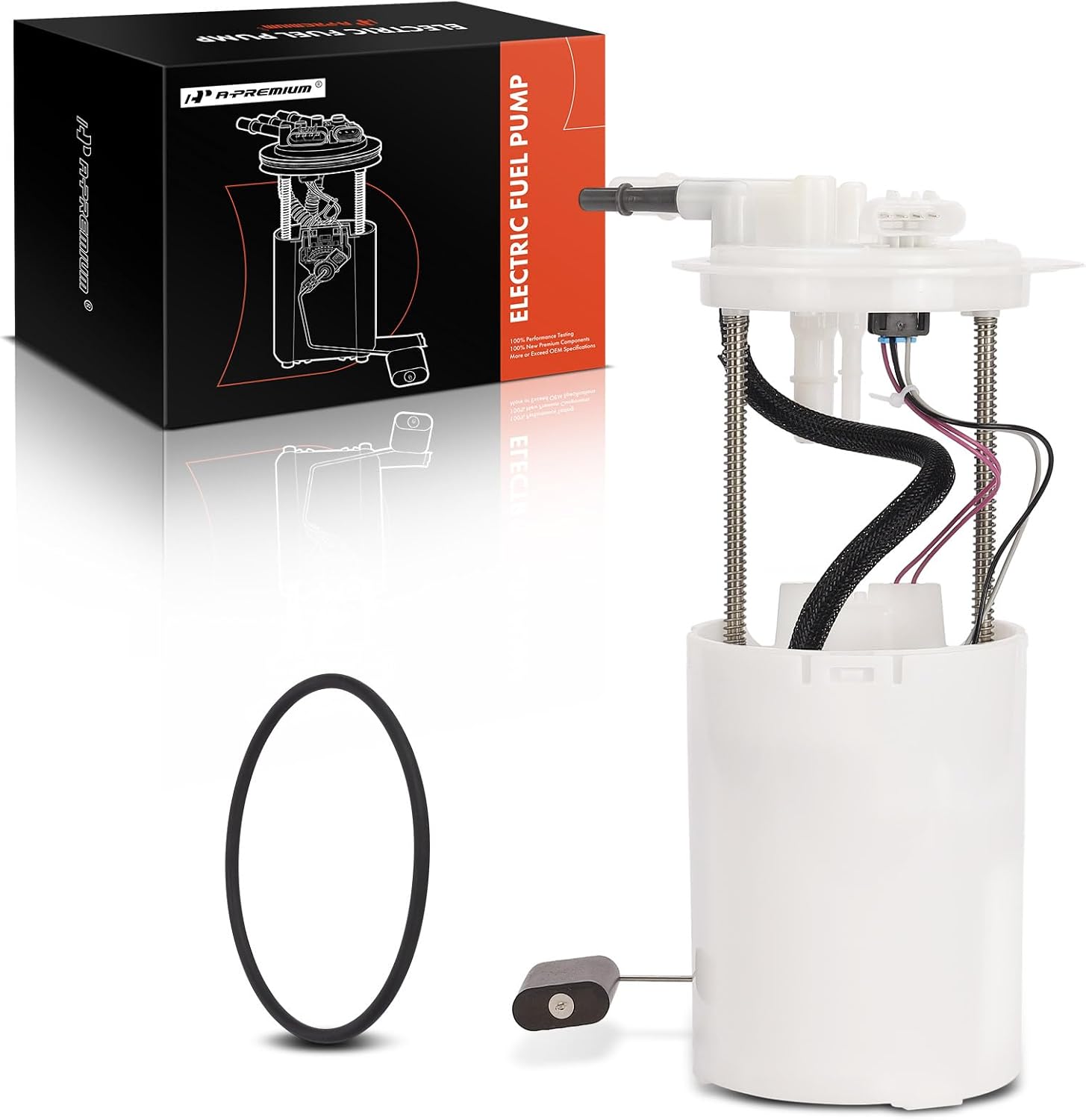 A-Premium Electric Fuel Pump Module Assembly with Sending Unit Compatible with Buick Lucerne 2007, V6 3.8L V8 4.6L Gas Sedan, Replace# 15918383, 19169293