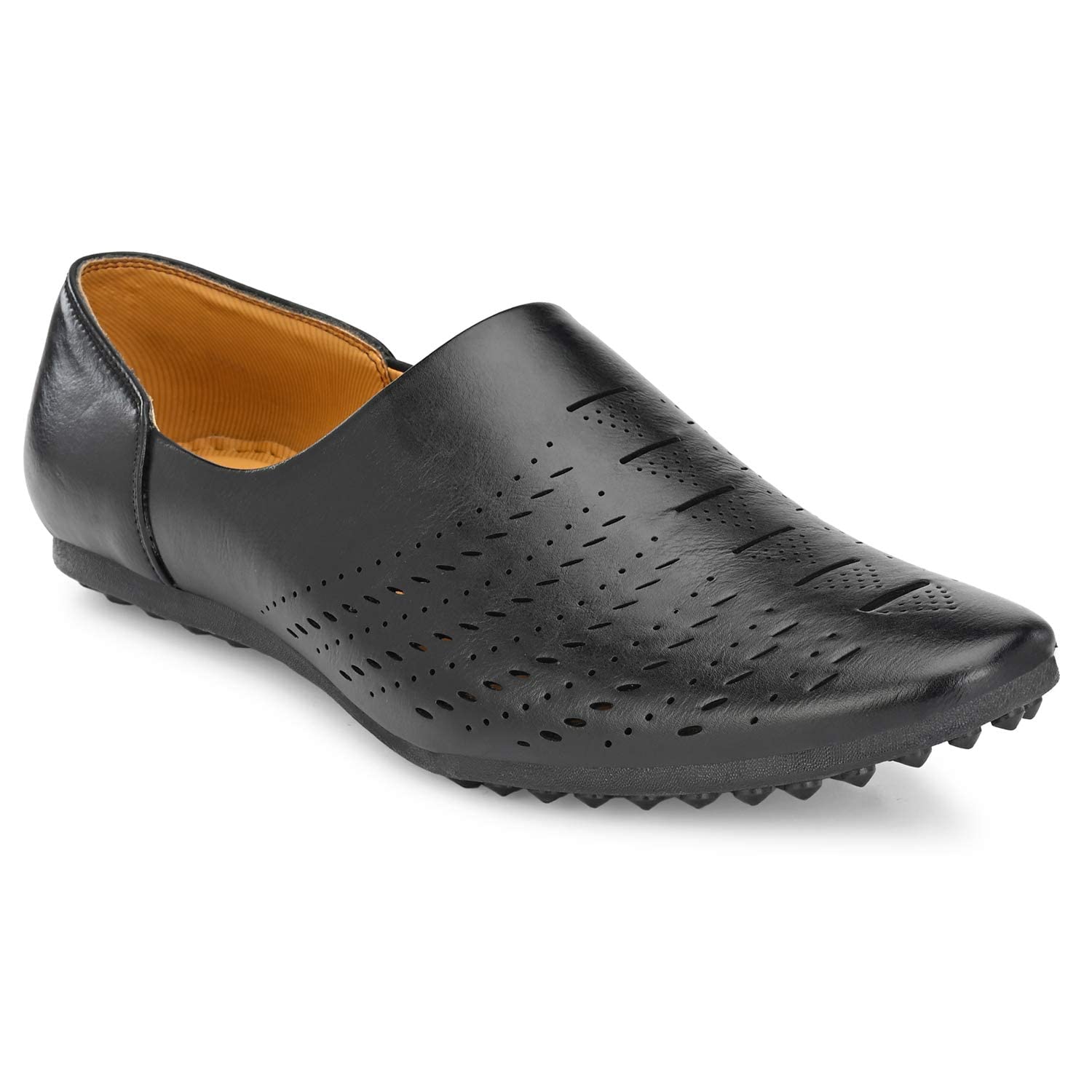 AZZARO BLACK Mens Hand Made synthethic Leather Slip-On Ethinic,Black,10 (B09R24M27C) Amazon Price History, Amazon Price Tracker