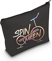 Vista 9 de POFULL Bicicleta de ciclismo interior Spin Class regalo Spin Queen Cosméticos Bolsas de interior Ciclismo Spinning Bike Gimnasio Regalo