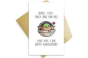 OJsensai Yoda One For Me Card, A Sweet Gesture For Your Special One