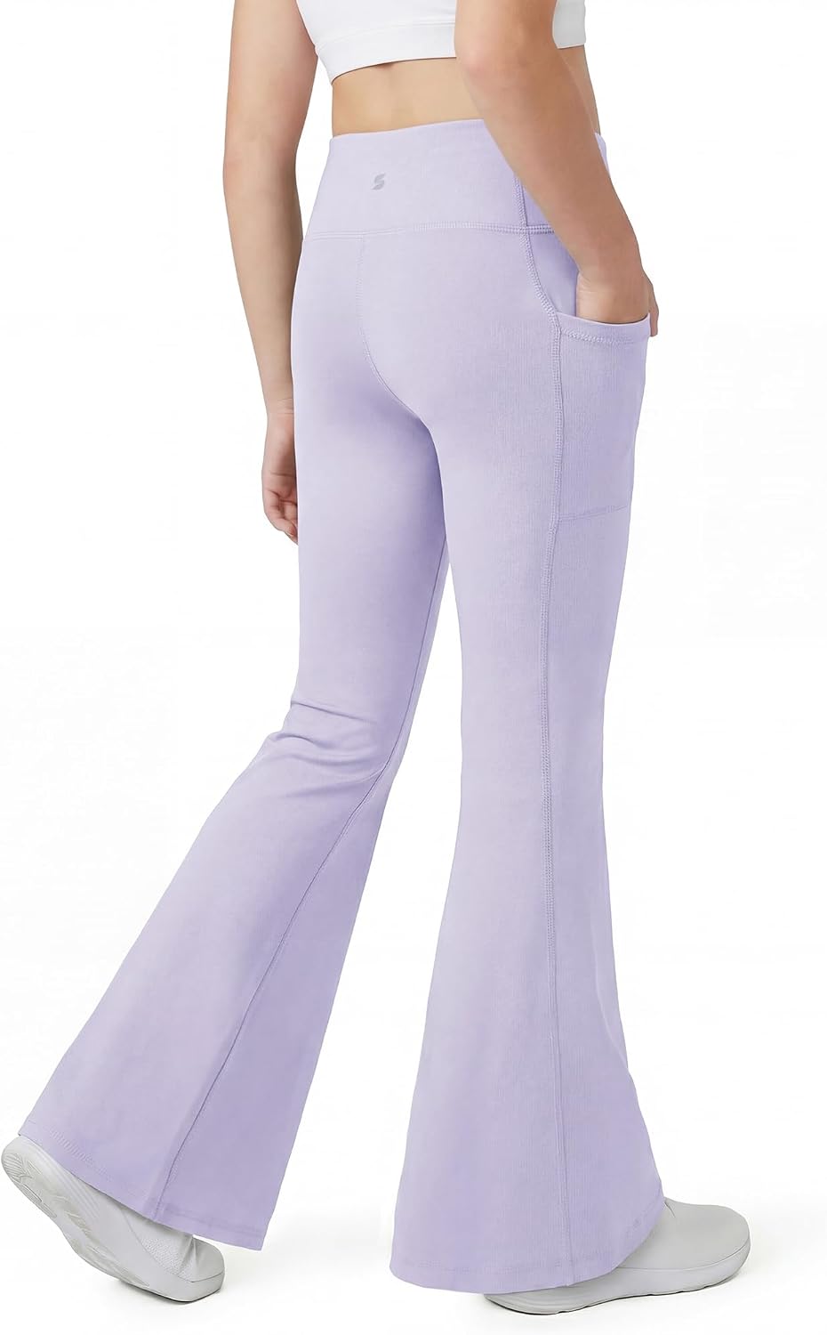 Stelle Girls Flare Leggings Pockets Waisted