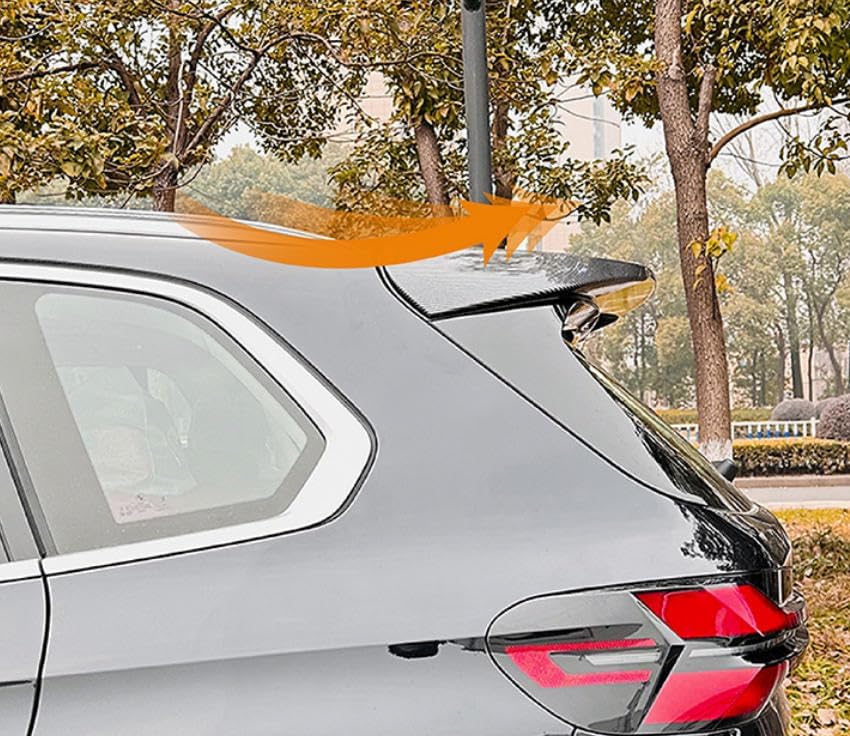リアウイングハッチバック For X5 G05 Sport 専用設計 リアルーフスポイラーウィング カスタム パー 【リアテールゲートブーツガスストラットサポートバー】