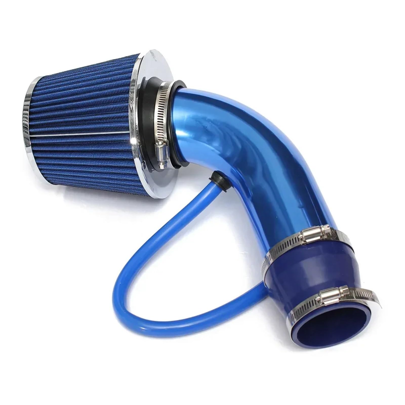 Filtro De Aire Universal Modificado Alto Flujo para Coche, Filtro con Cabeza Seta, Kit Tubo Entrada Frío Invierno Reacondicionado 76mm Filtros Auto