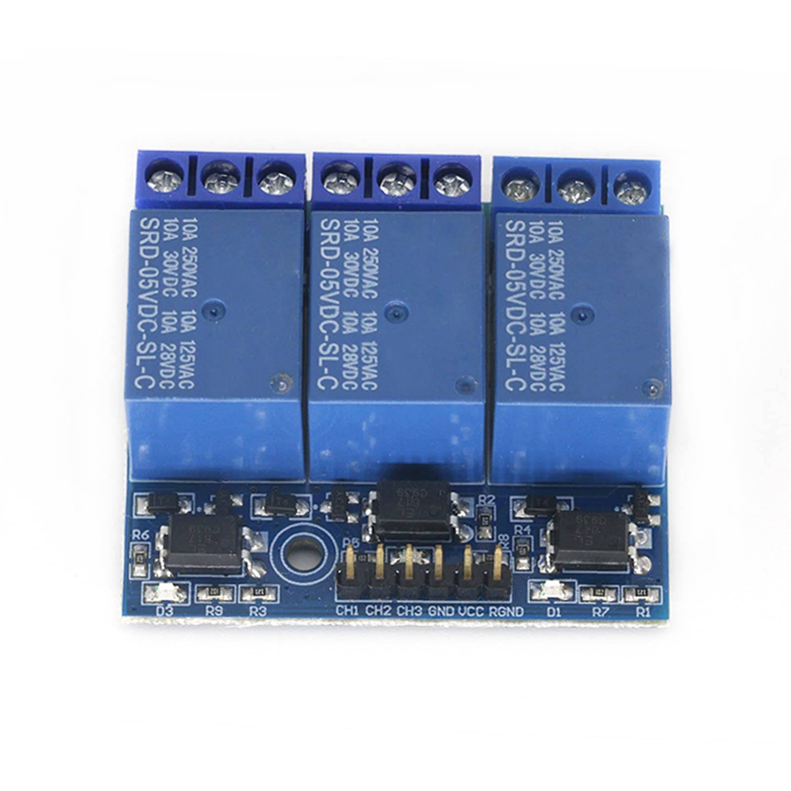 AERBNYEQP 3.3V 5V Channel Relay Module 5mA with Optocoupler Isolation Compatible Signal