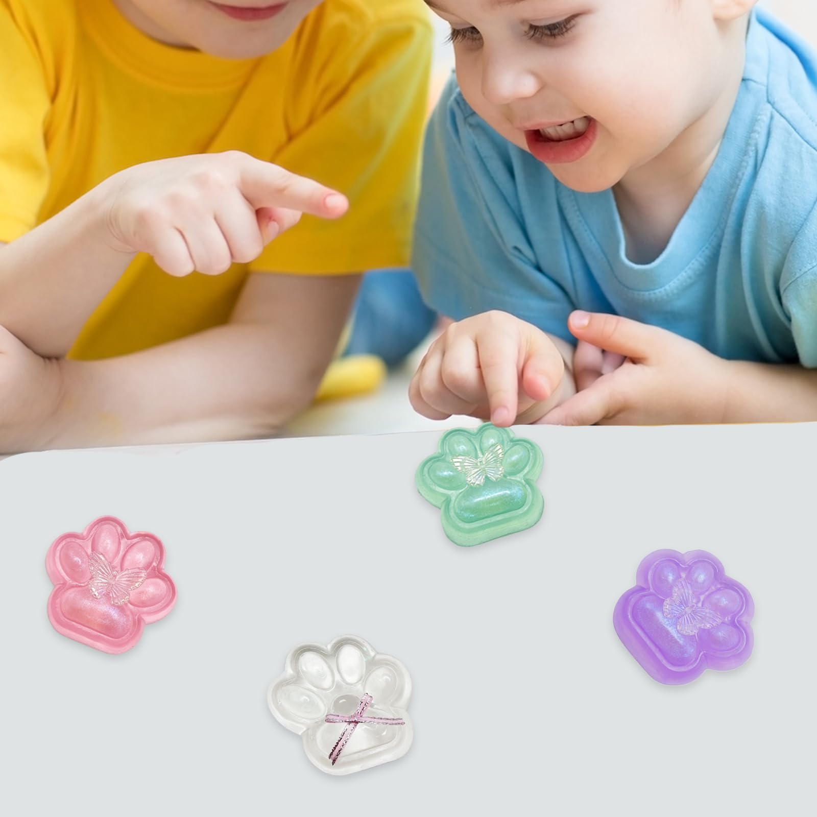 3pc Squishy Anti Stress 2 Biscuit Squishy Kawaii 1 Jouets Squishy Patte de Chat Yoyo Mochi Squishy Cadeau Mignon Anniversaire Fête - Jeux - Jouets