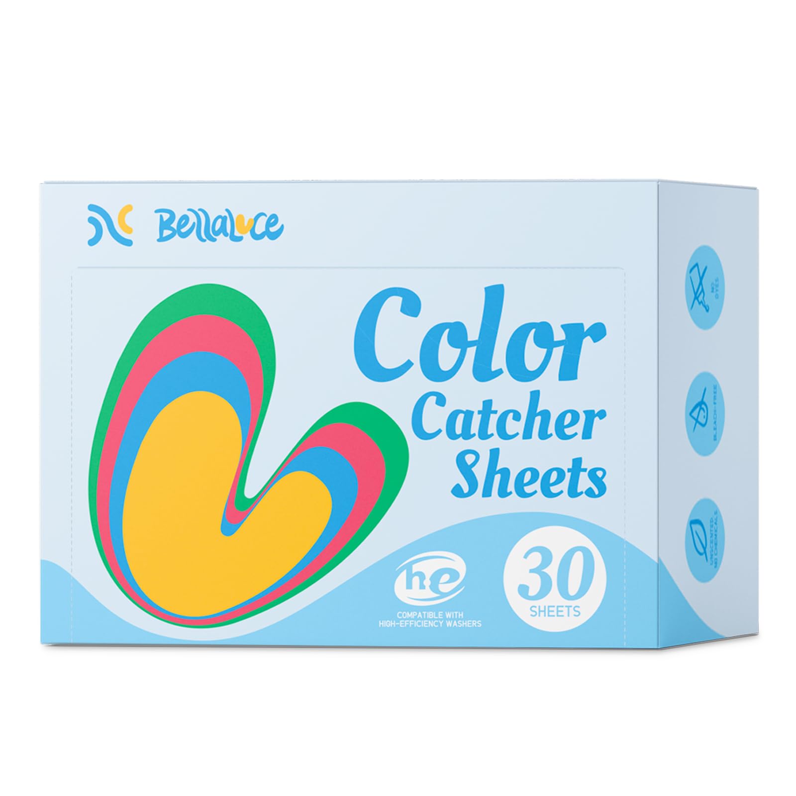 Catcher Sheets for Laundry 30 Count, Dye Catcher to Prevent Color Runs, Grabber Sheets for Home, Apartment, Dorm, Hotel