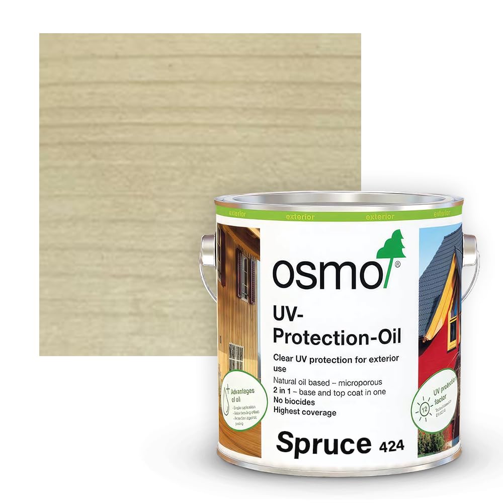 Ambience Hardwood Flooring 424, Spruce Osmo Uv Protection Oil Tints, Biocide Free (750Ml, )