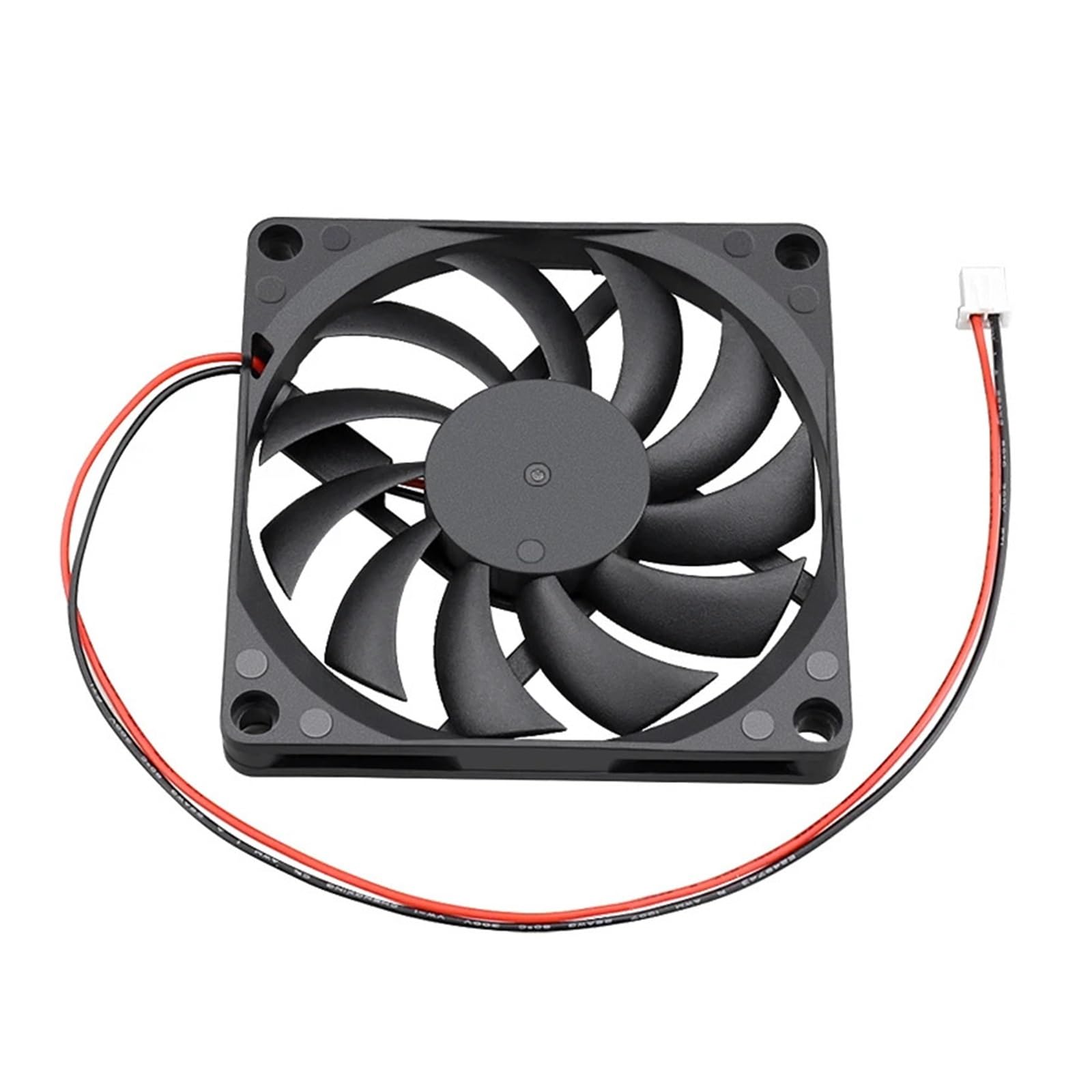 JJKKOZVQF 80MM Fan 5V 12V 24V 80x80x10MM Dual Ball USB Cooling Fan 8010 8CM Cooler(5V Ball 3000RPM)