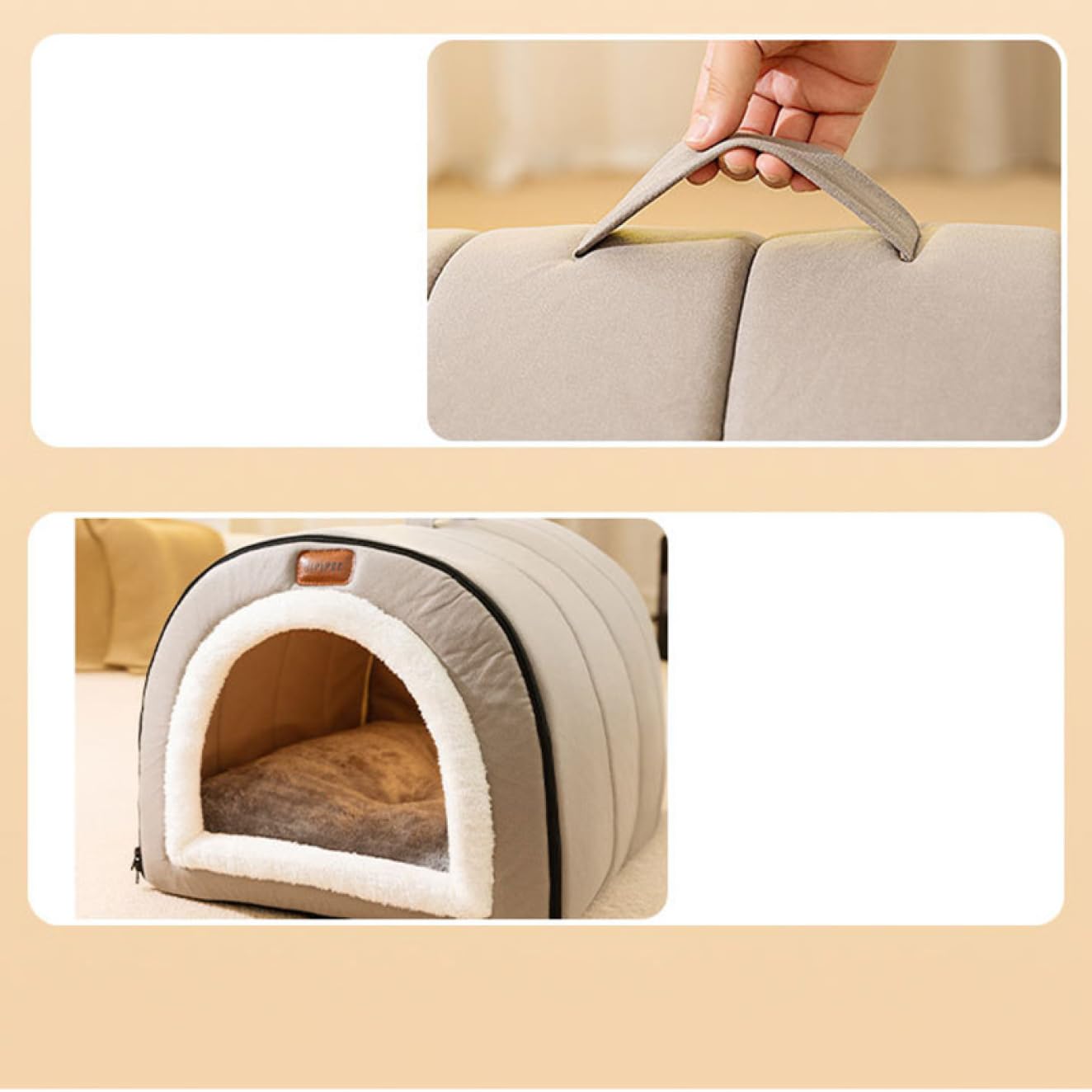 Amazon | [JUI3N] 犬 ベッド ドーム 50*40*35cm 大型犬 洗える