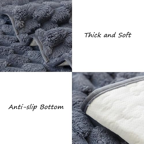 Miniatura 6 de Funda lavable para perros, impermeable, apta para mascotas, suave y antideslizante (gris, 1 unidad36 x 63 pulgadas)
