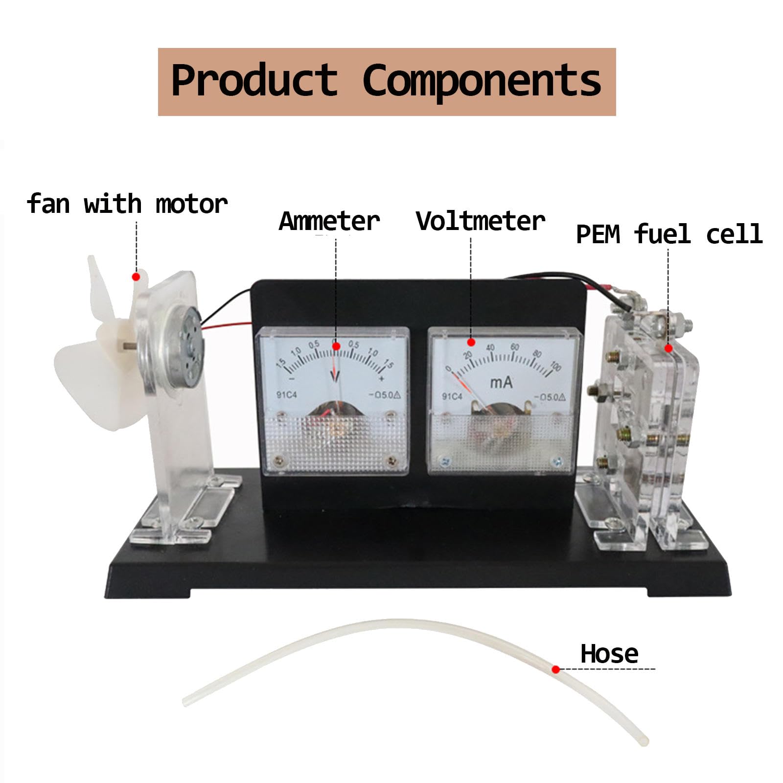Wasserstoff-Brennstoffzellen-Experimentator, Physik-Unterrichtsmodell, Physik-Experiment-Instrument für Den Physikunterricht an Mittelschulen