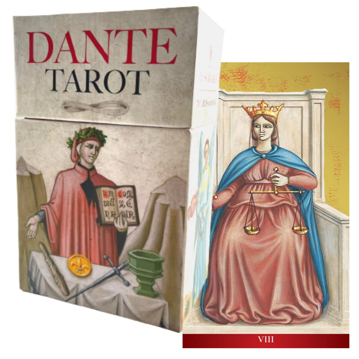 Amazon.co.jp: Tarot Cards, 78 Cards, Tarot Divination, Dante Tarot