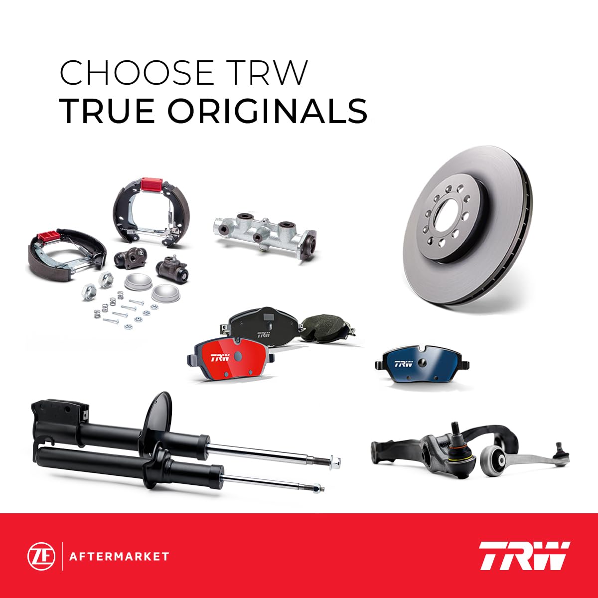 TRW Juego de pastillas de freno Trasero no preparado para indicador de desgaste GDB1622DTE Juego de pastillas de freno Compatible con SKODA Octavia III Combi 5E5 Octavia III Hatchback 5E3, NL3, NR3