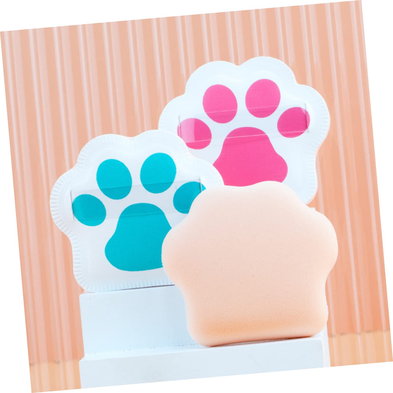 HAPINARY Paw Shaped Powder Puff Makeup Sponge Foundation Sponge Powder Puff for Daily Use Professional Makeup