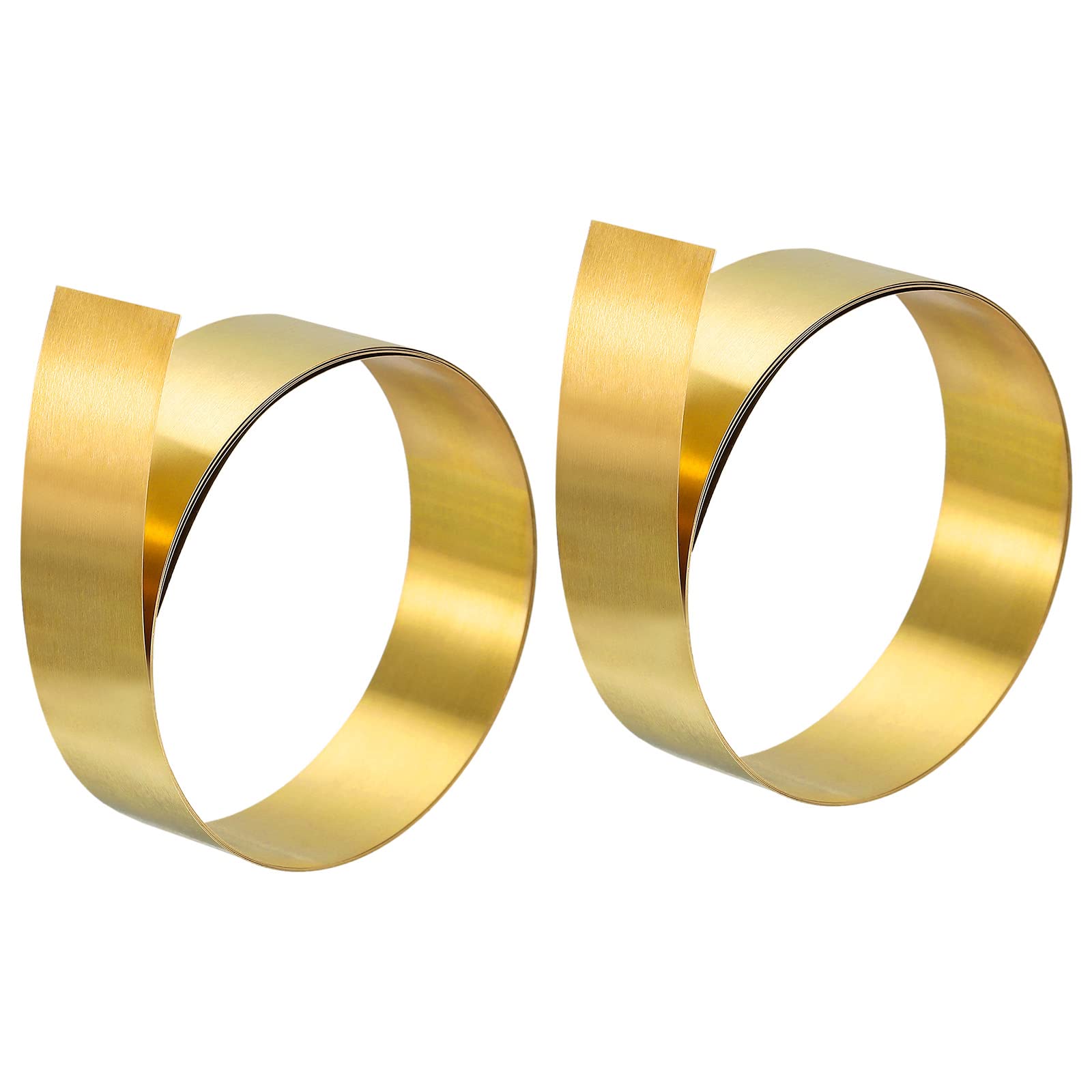 QUARKZMAN Feuille De Laiton, 3 Pièces 4" X 2" X 0,0394" Plaques En