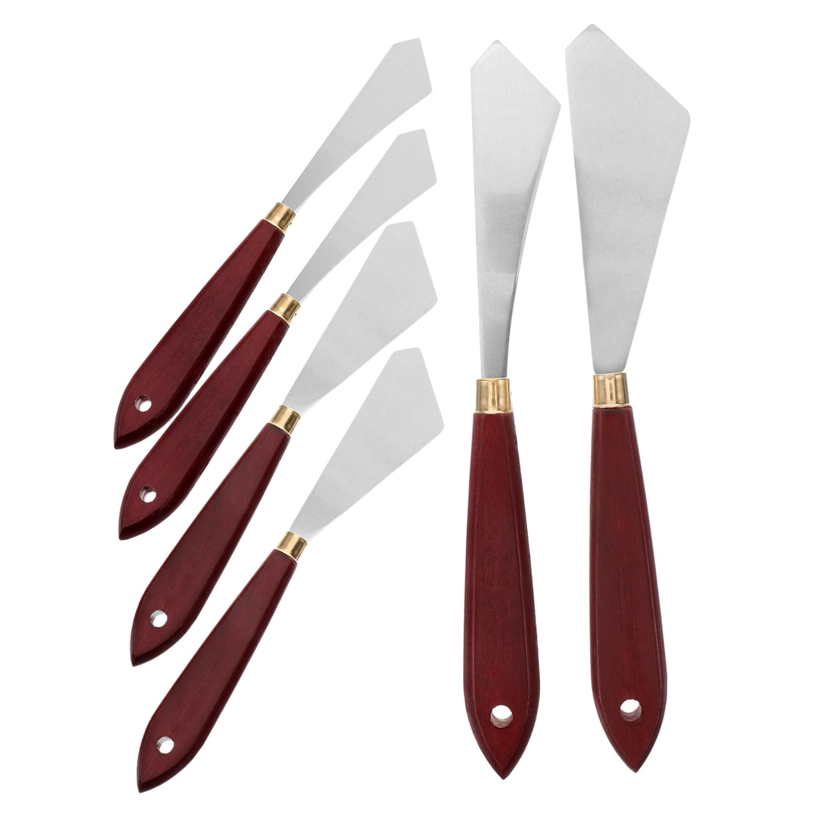 Housoutil 2 Ensembles Set De Couteaux À Peinture Outils Art pour Mélanger Étaler Peinture sur Toile Accessoires Pratiques pour Artistes 6 Pièces * 2