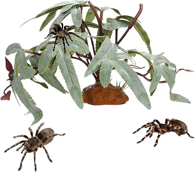 Reptile Plants | Realistic Aquatic Plant Decorations | Snake Aquarium Leaf Decor | For Aquarium, Reptile, Amphibians, Lizard, Chameleon