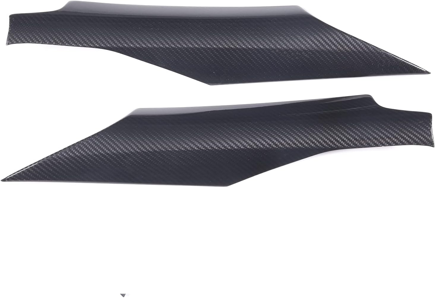 Daeiclru Real Carbon Fiber Car Inner Door Panel Trim Cover Compatible with Chevrolet Corvette C8 2020-2023, Inner Door Panel Armrest Cover Trim (Black)