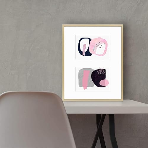 Miniatura 7 de Golden State Art, Marco de collage de aluminio dorado de 11 x 14 pulgadas, muestra dos fotos de 5 x 7 pulgadas con paspartú o una foto de 11 x 14