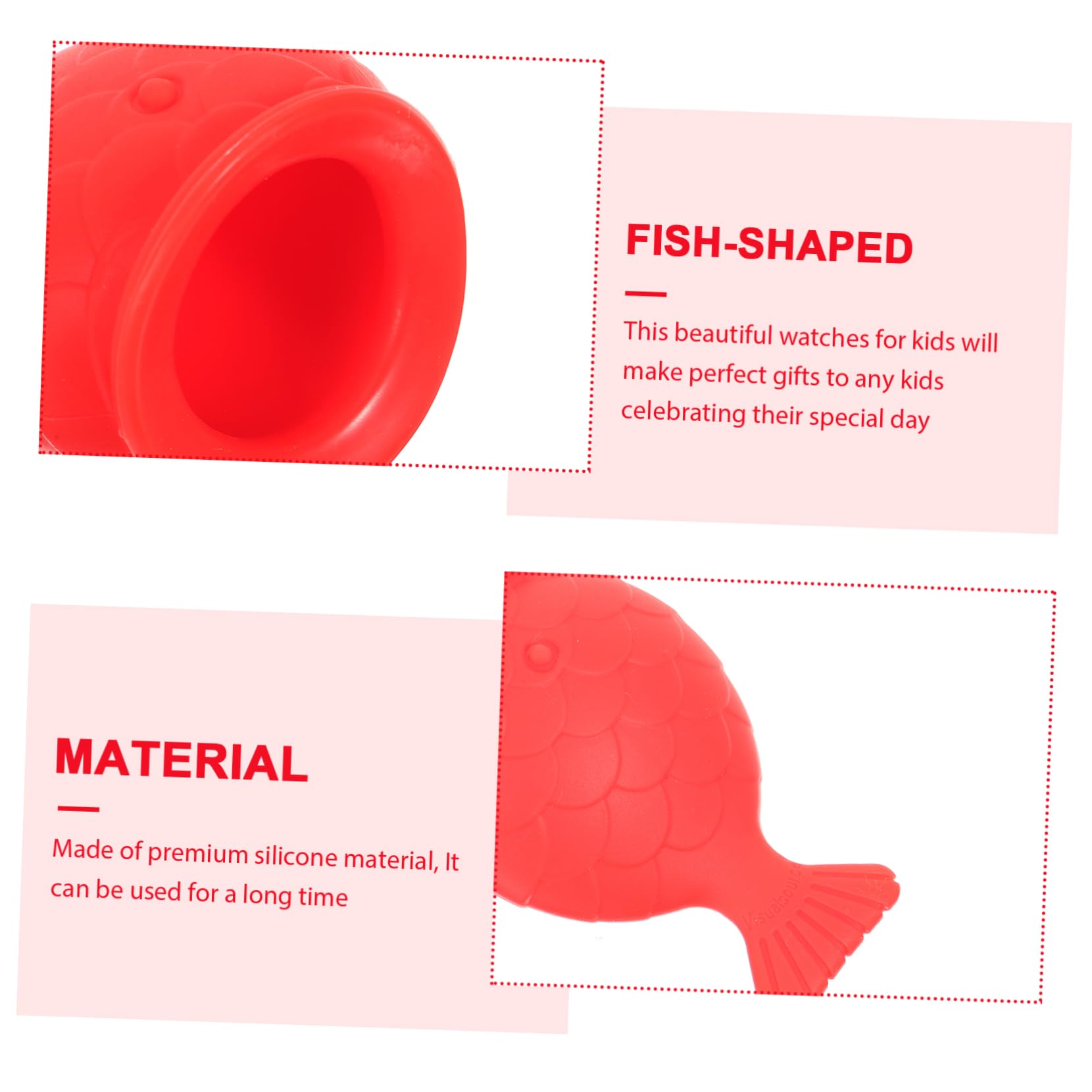 FRCOLOR Dispositivo Volumizzante Per Labbra in Silicone 4 Pezzi Idratante Lucidalabbra A Forma Di Pesce Facile Da Usare Strumento Di Bellezza Per Donne