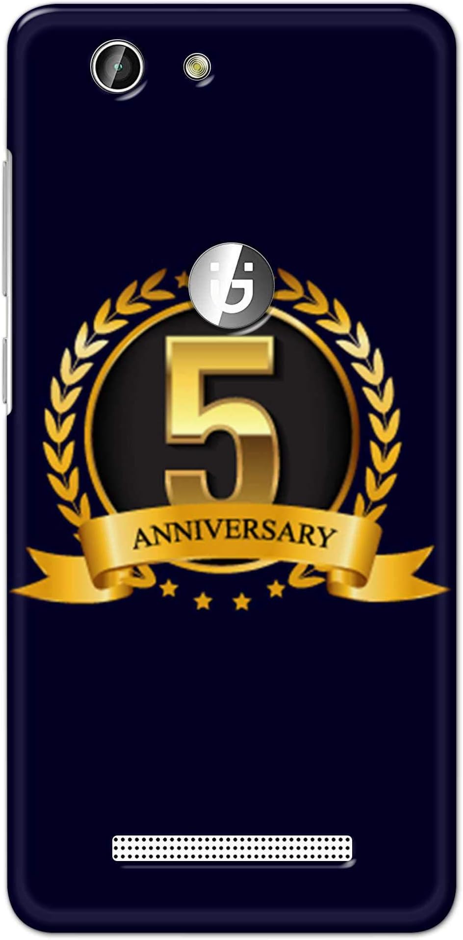 5th Aniversary Logo Ocean Background Printfidaa Designer Case for Gionee F103 Pro Back Cover