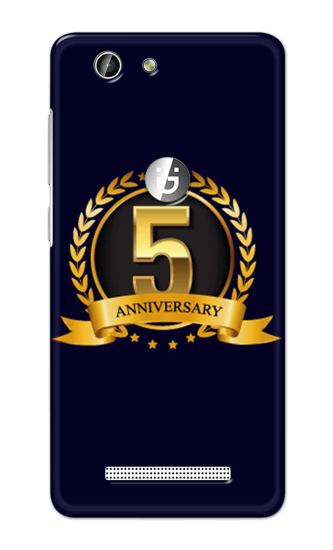 5th Aniversary Logo Ocean Background Printfidaa Designer Case for Gionee F103 Pro Back Cover