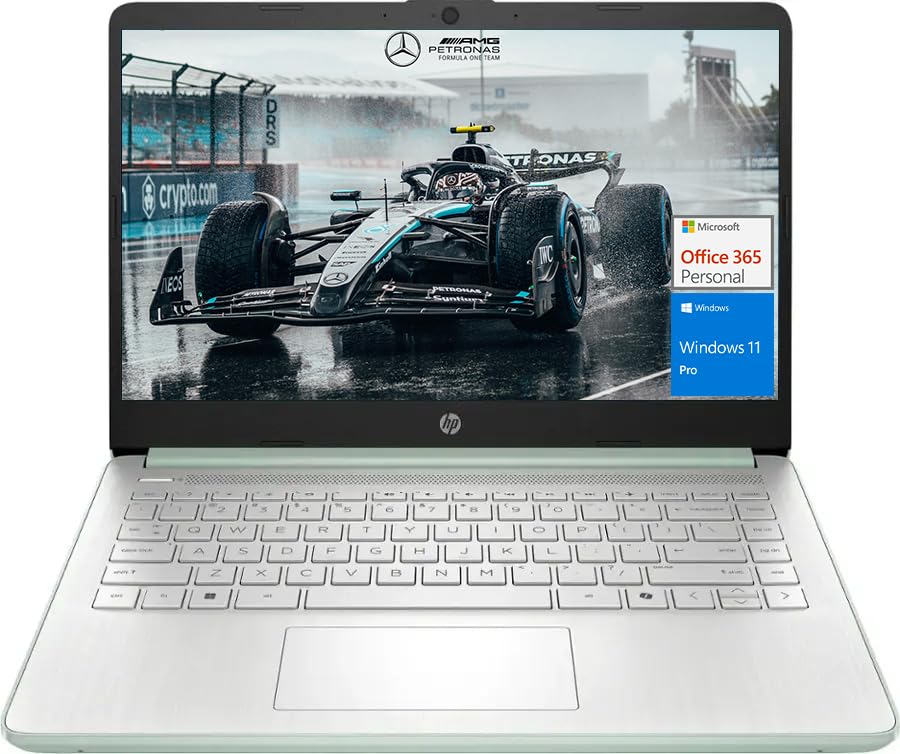 Laptop HP 14" Intel Celeron N150 8GB RAM 256GB SSD Win 11 Pro miniatura 1