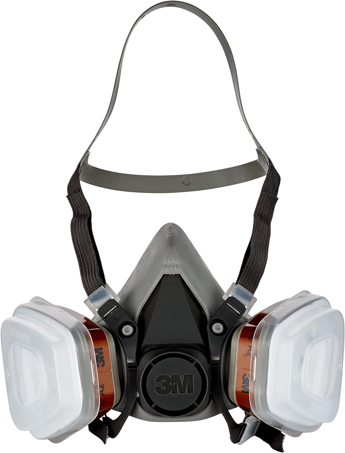 3M 6002C - Kit de Demi-masque respiratoire gaz/vapeur & Lunettes-masque de sécurité 2890SA, Classic