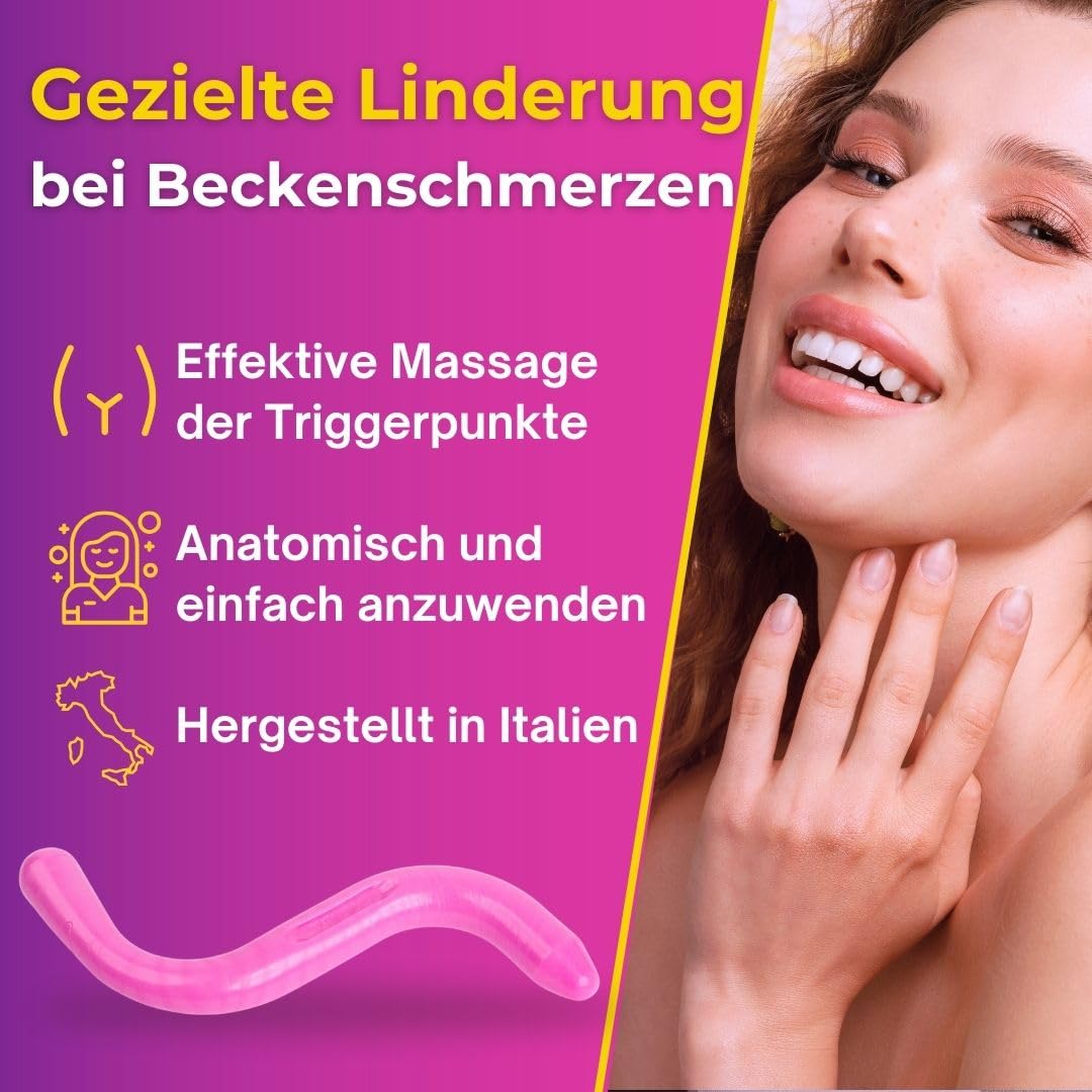 Sanedia T Flex - Medizinisches Gerät zur Selbstmassage Beckenmuskels, Beckenboden Trainer Frauen für Linderung des schmerzhaften Beckenmuskels und Inkontinenz, Medical Device