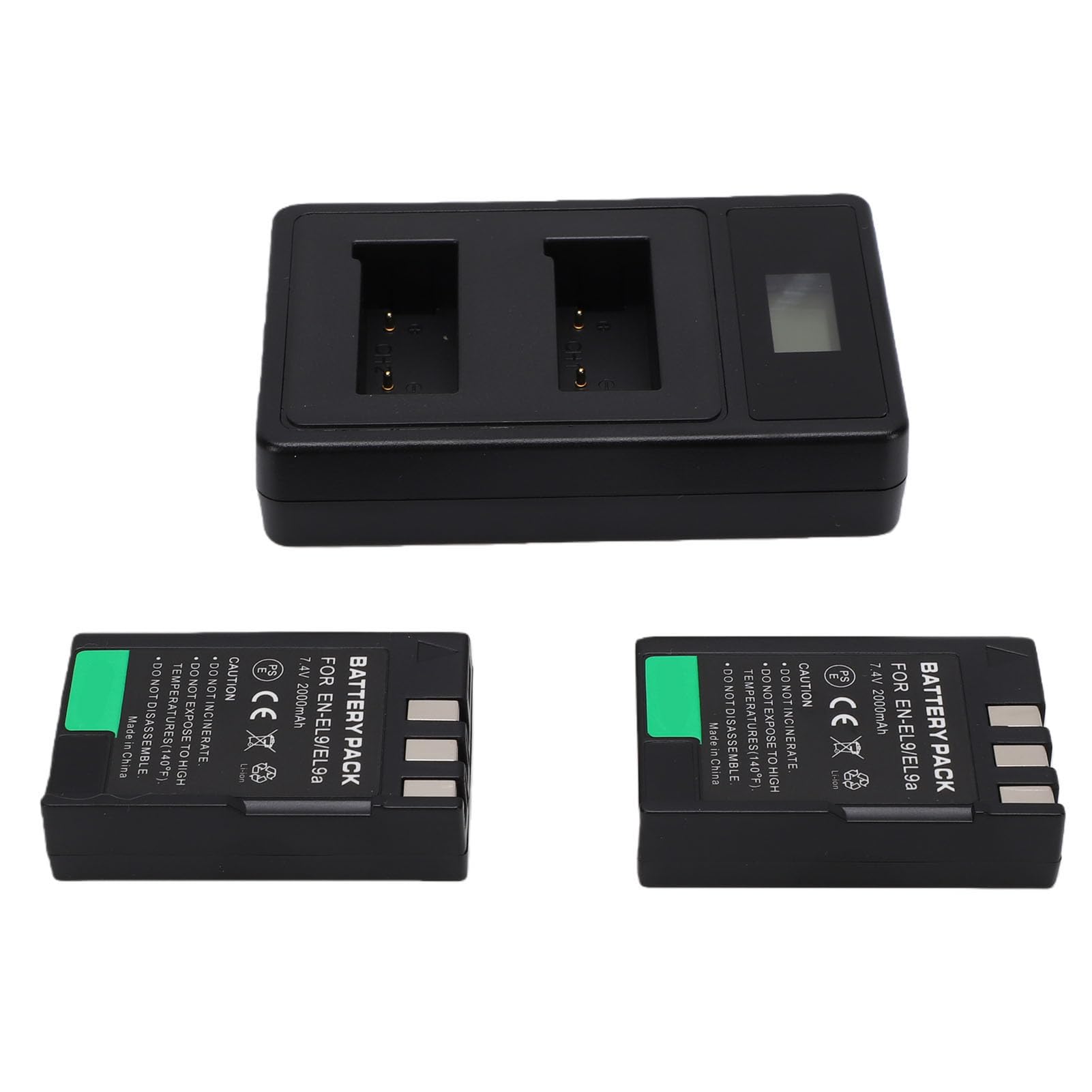 Matybobe Cargador USB Doble para Baterías de Cámara, Solución de Carga