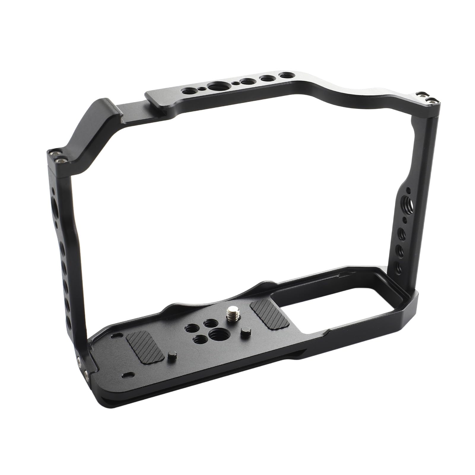 Emoshayoga Estabilizador de Plataforma de Vídeo para Jaula de Cámara, Aleación de Aluminio Duradera con Llaves Hexagonales, para DSLR ZF AF454 y Accesorios, Diseño Liviano 227 G