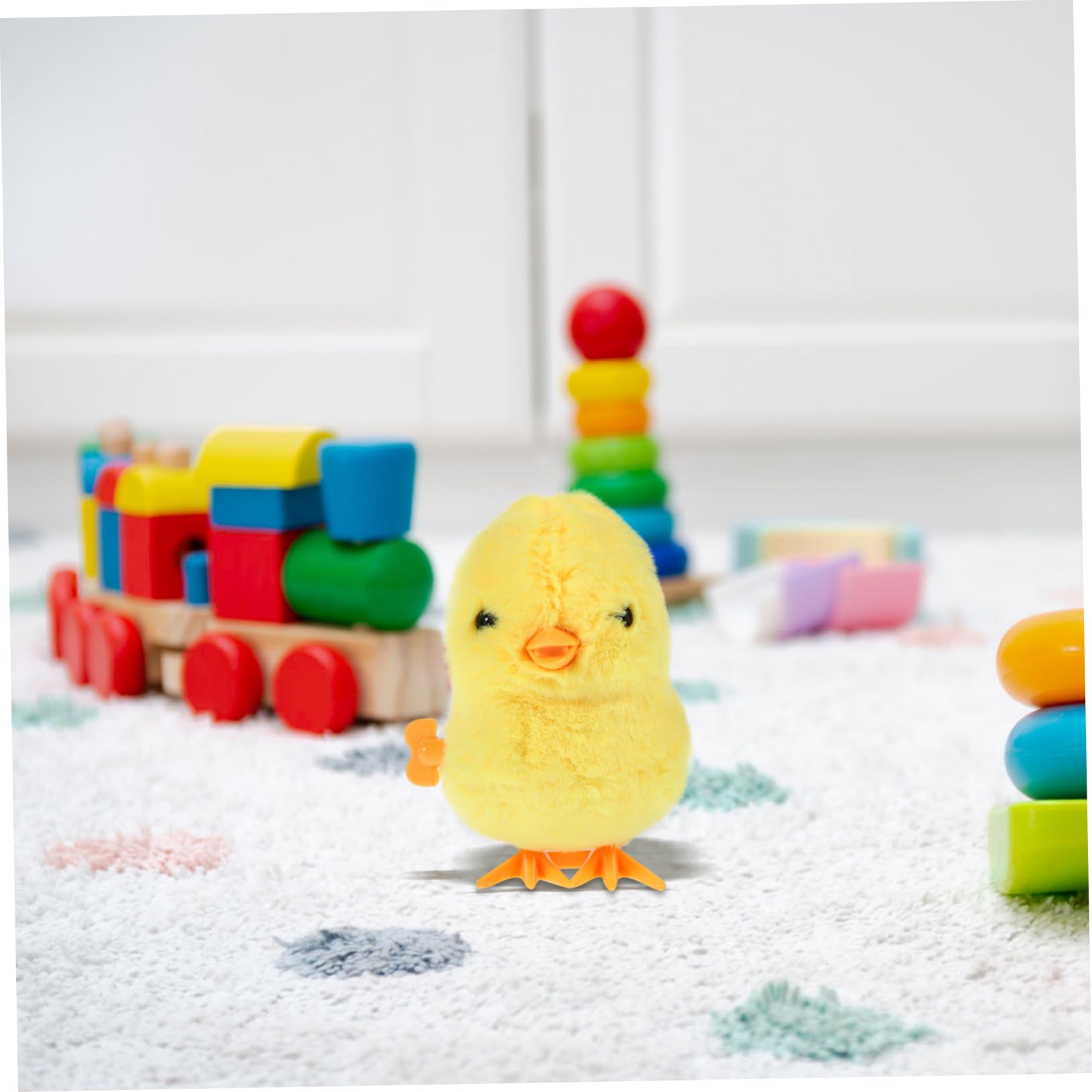 6 Poussins Sautants Mécaniques XiXiRan - Jouet à Remonter - Cadeau De Pâques Pour Enfants - Peluche