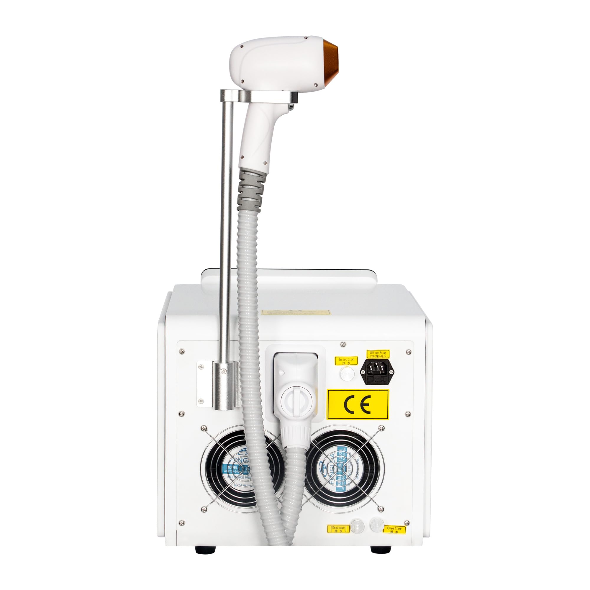 10 Bars, Depilatore Laser 808nm Professionale per Uso Domestico con Tecnologia Ice Cooling - Rimozione Permanente dei Peli, Indolore, 755nm+808nm+1064nm, per Viso, Corpo