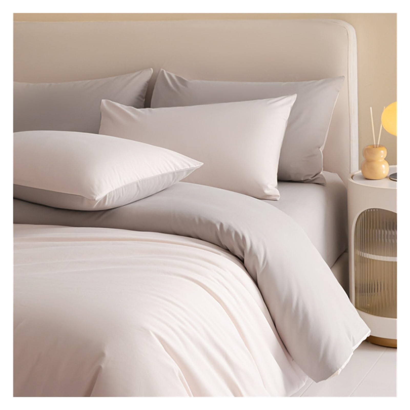 Housse de Couette confortable en pur coton doux pour éliminer la chaleur nocturne du lit