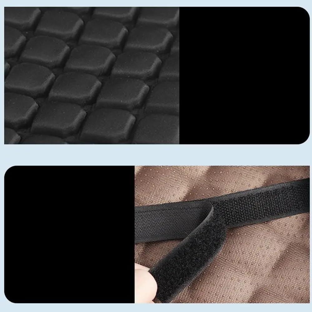 Per motociclette universali durevoli per coprisedile Cuscino ammortizzante elettrico Comoda protezione traspirante Coprisedile per moto(L)