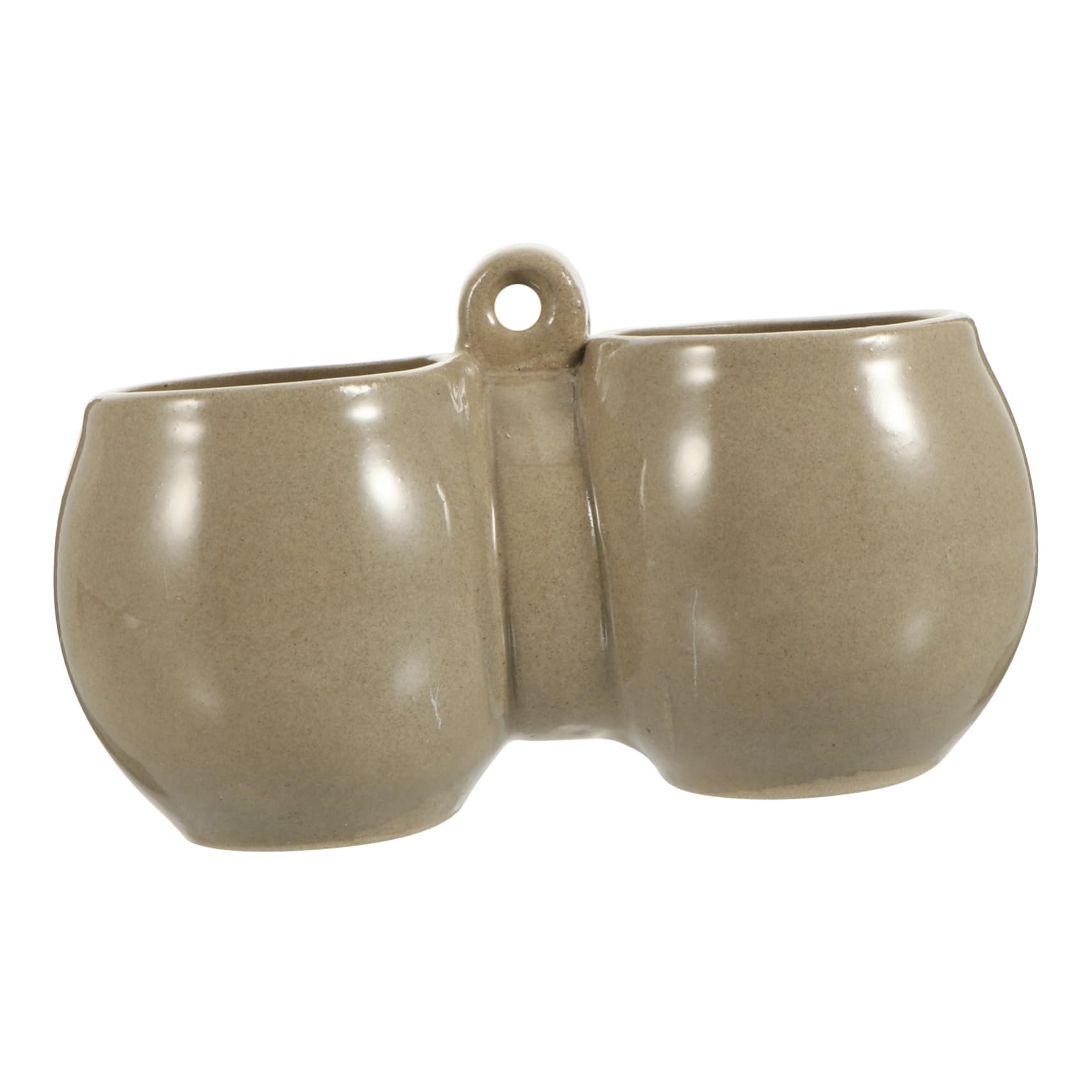 Cabilock Ceramic Seasoning Jar Sauce Storage Pot for Salt Pepper Cumin Easy to Clean Kitchen Container Vintage Design for Home Restaurant Use