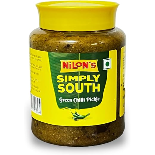 Nilons Simply South Green Chilli Pickle 500g