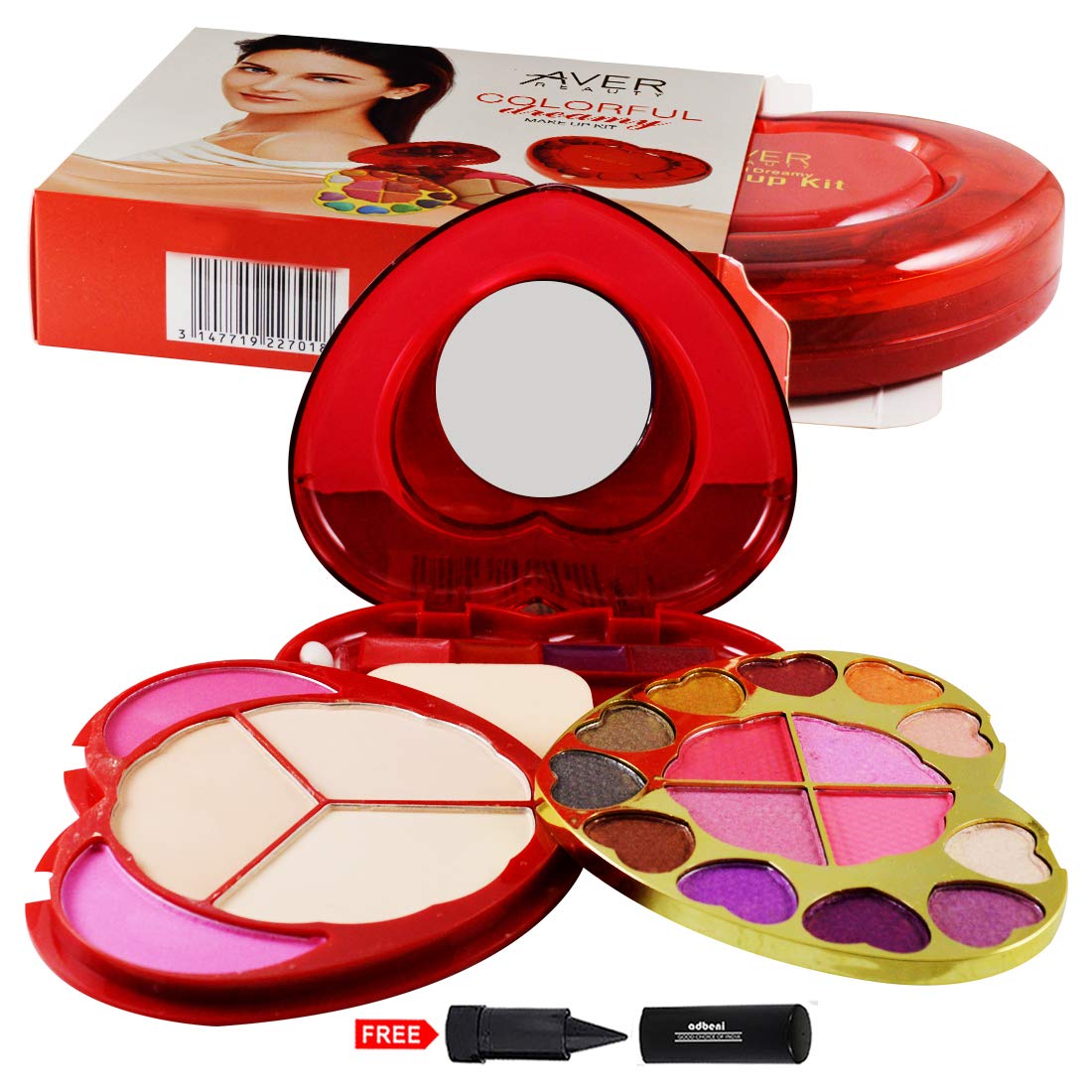 Colorful Dreamy Makeup Kit-2270-02 Bundle With Kajal
