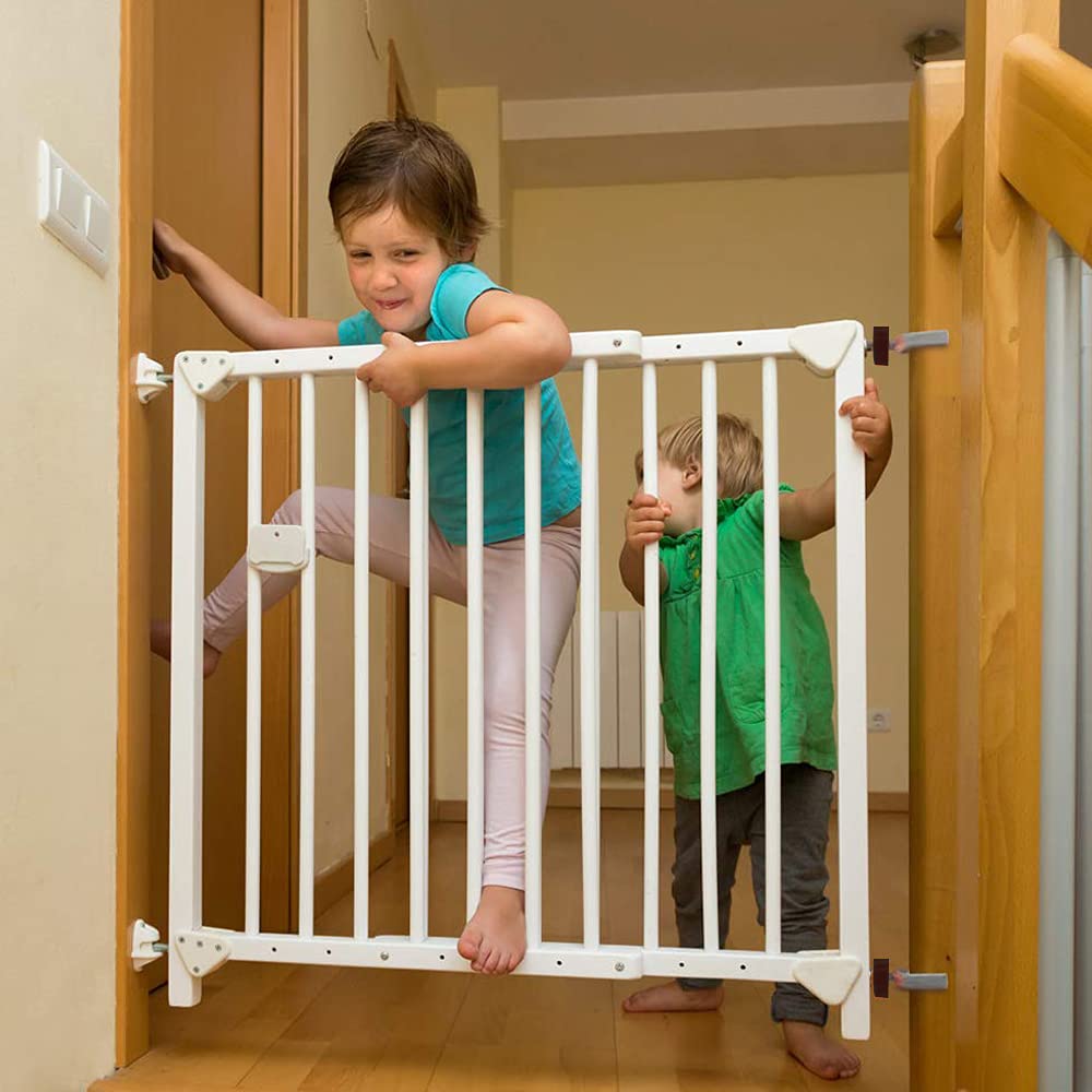 4 Pezzi Cancello Del Bambino Viti, Bulloni Del Cancello Del Bambino, Acciaio Antiscivolo Tipo Y M10 Multifunzione Scale Aste Filettate per Cancelli per Bambini, Cancelli per Scale