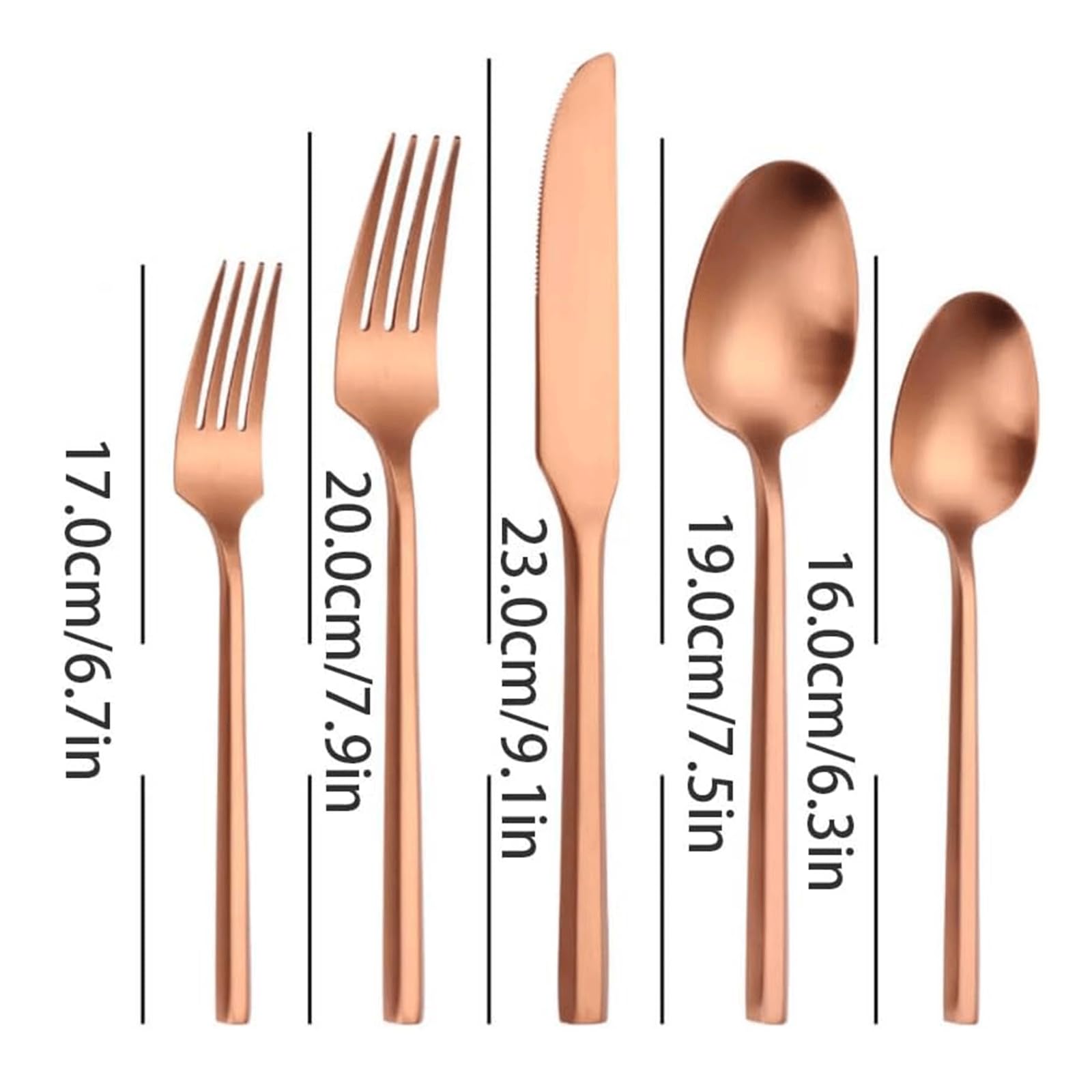 Couteau Fourchette cuillère 5 pièces Ensemble de Couverts en Acier Inoxydable Ensemble d'argenterie Miroir Poli Fourchette cuillère Ensemble Ensemble de Vaisselle Portable