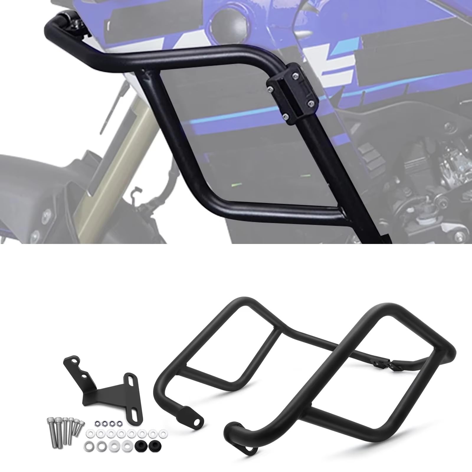 Barra Protección Lateral Compatible Con Yamaha Para Tenere700 2026 Para Xtz690 2025 Motocicleta Carretera Parachoques Protección Armazón Barras Choque Protección Del Motor