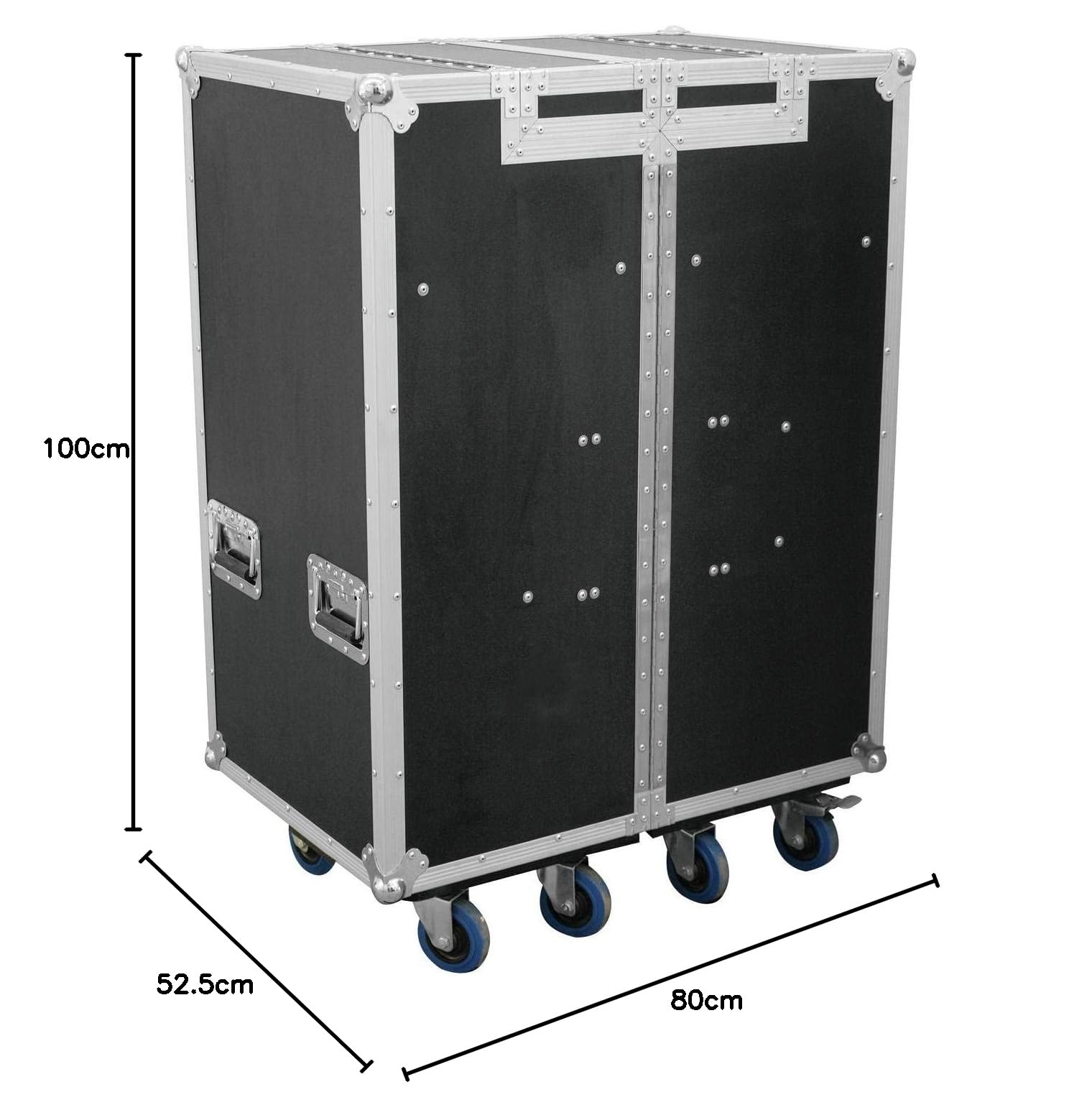 Flightcase Roadie Case - Caja de herramientas con ruedas (6 cajones)